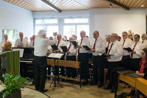 Auftritt des Rathauschores Foto