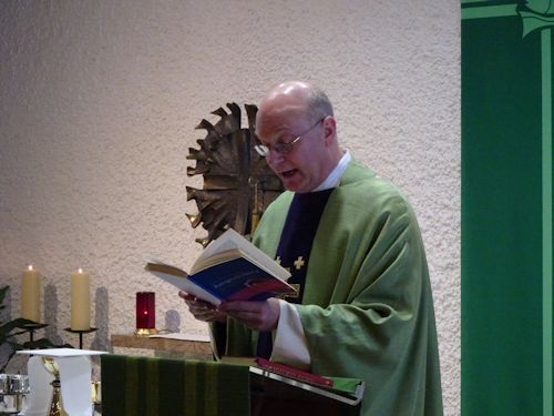 Predigt des Hausgeistlichen Volker Schneider Foto